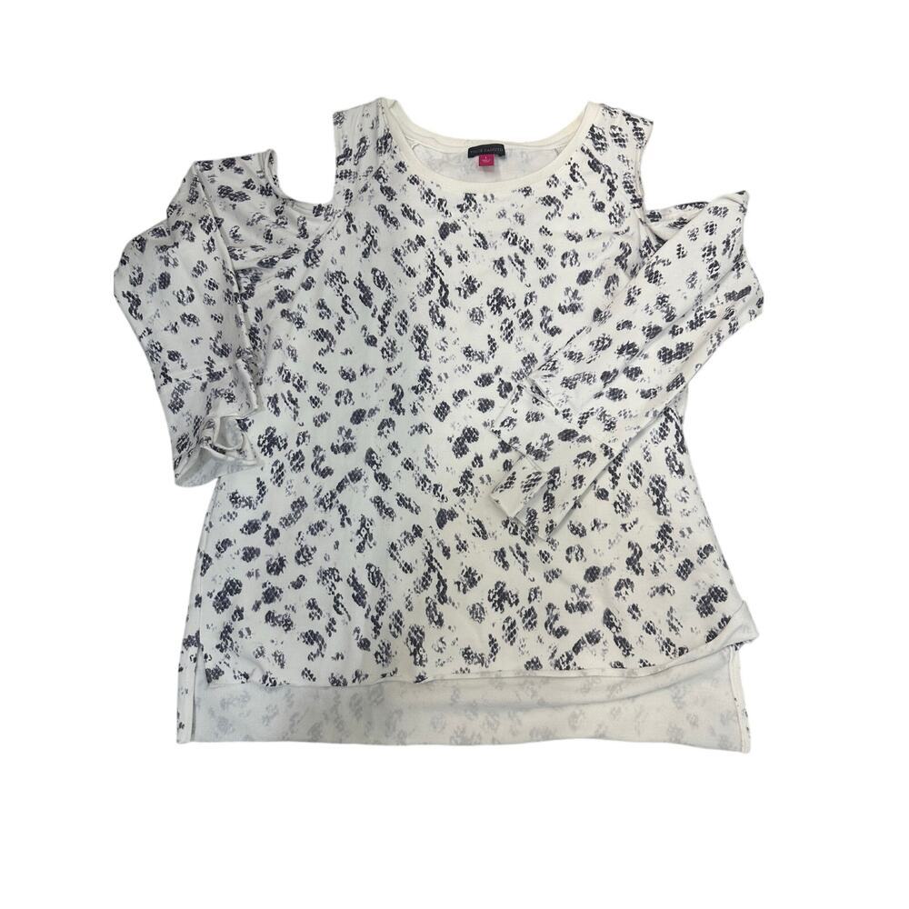Vince Camuto animal-print top Size L